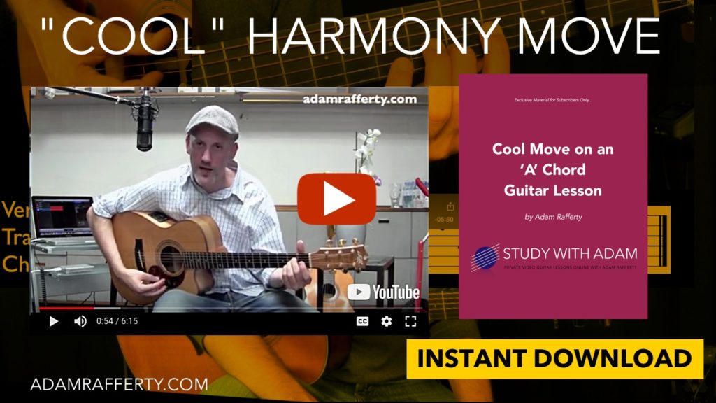 Cool Harmony Move - Adam Rafferty Free Guitar Lesson