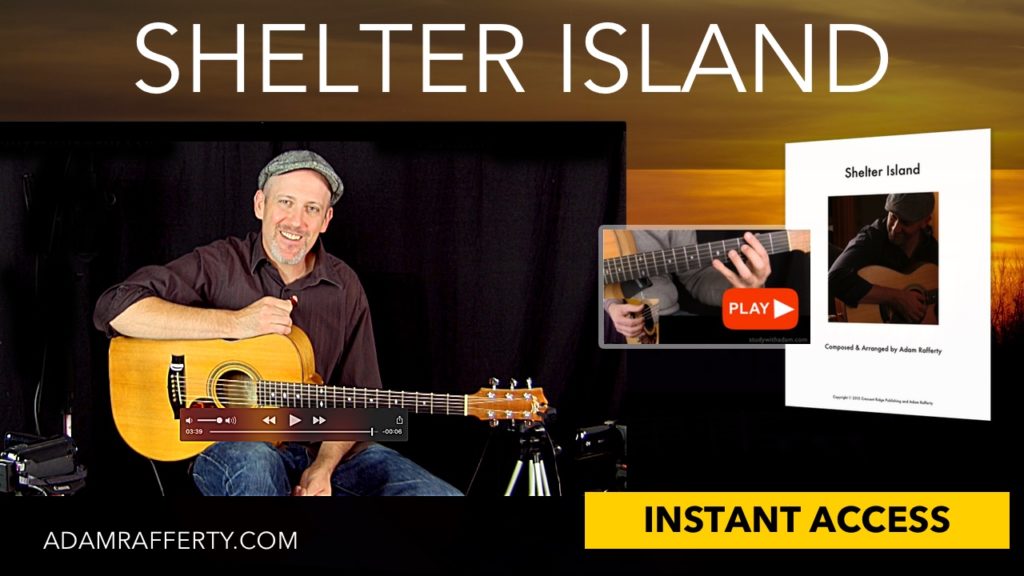 Shelter Island - Adam Rafferty Free Fingerstyle Guitar Lesson
