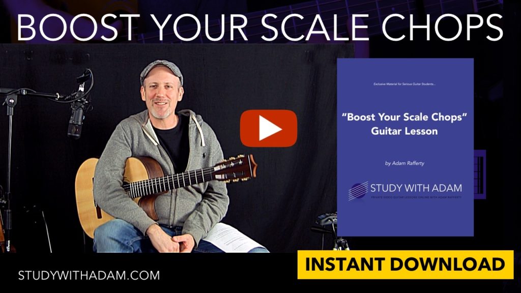 Boost Your Scale Chops - Adam Rafferty Free Guitar Lesson